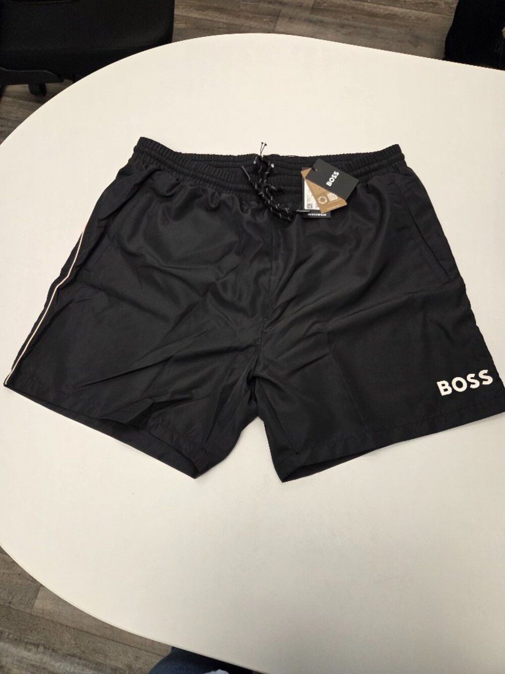 Hugo Boss Mens Swim Trunks New with Tags Black Size L XL XXL
